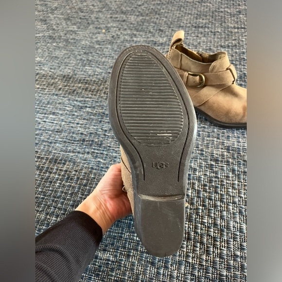 UGG Wylma shortie Booties Suede Tan Size 8 - Picture 6 of 12